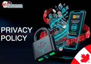 Privacy policy and secure data protection for Canadian fast payout casino players.